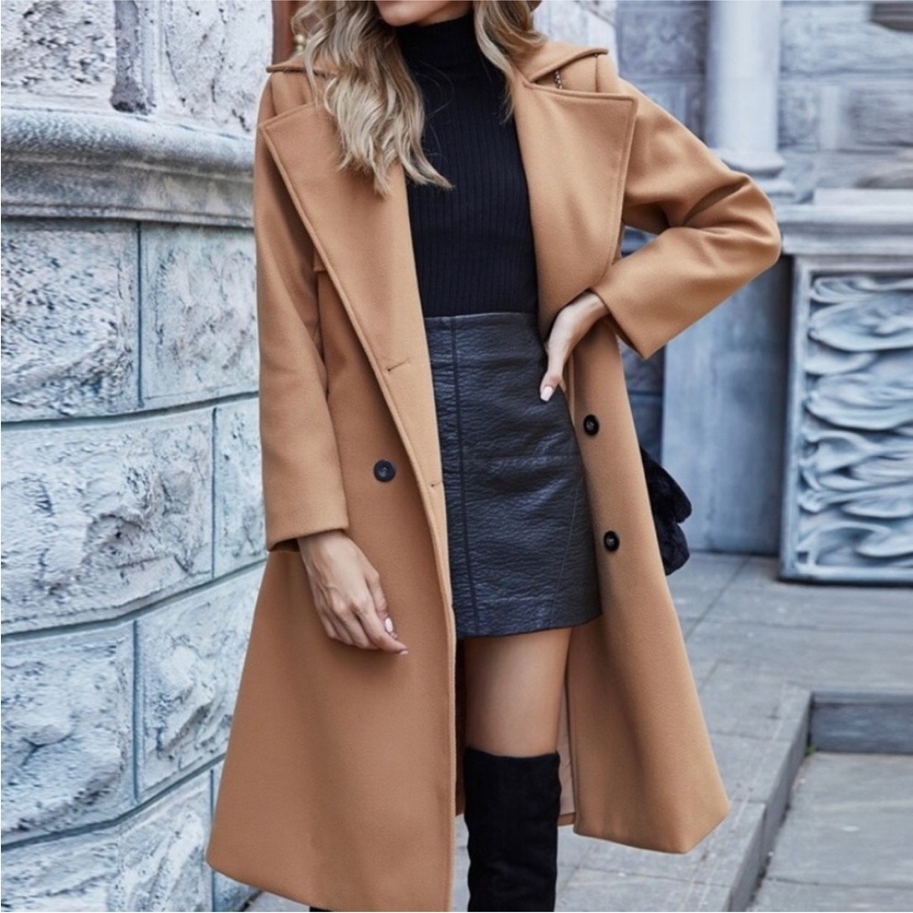 The Madeline New Women's Boutique Camel Trench Coat